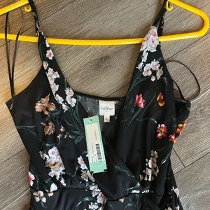 Kaileigh Rica Knit Crop Jumpsuit Medium